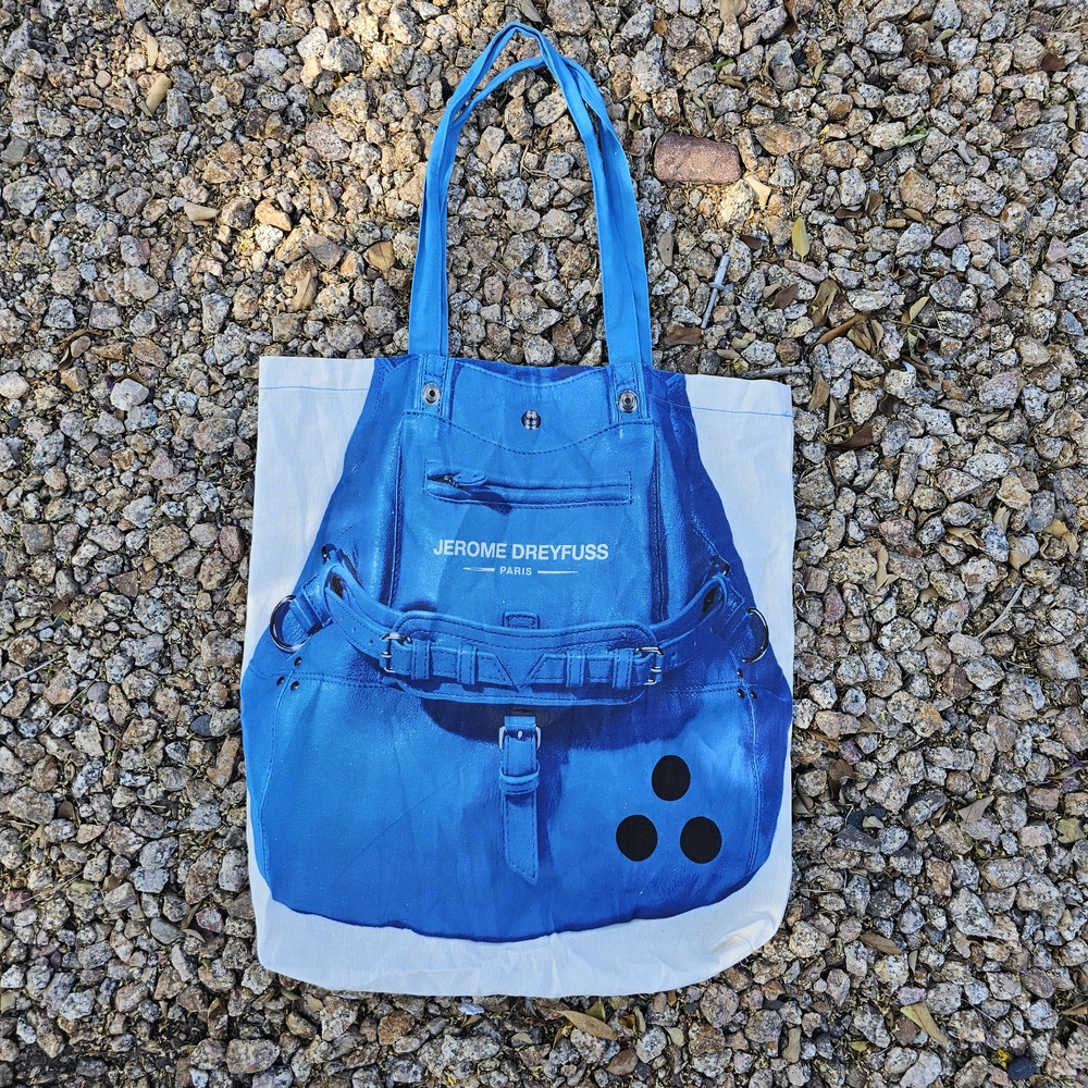 Jerome Dreyfuss Blue Tote Bag